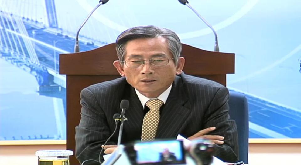2009년 10월 20일 자치행정국장 기자회견