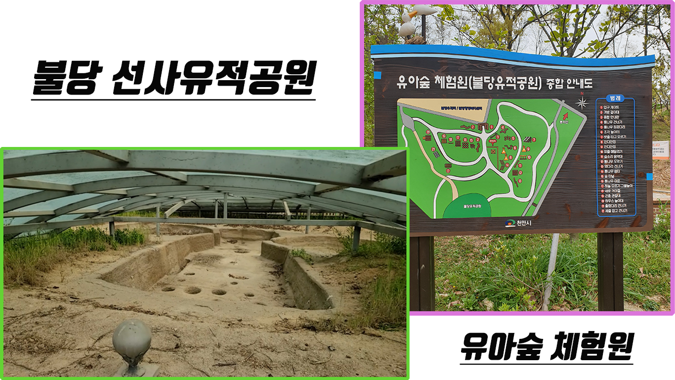 천안 불당동 선사유적공원과 유아숲 체험원